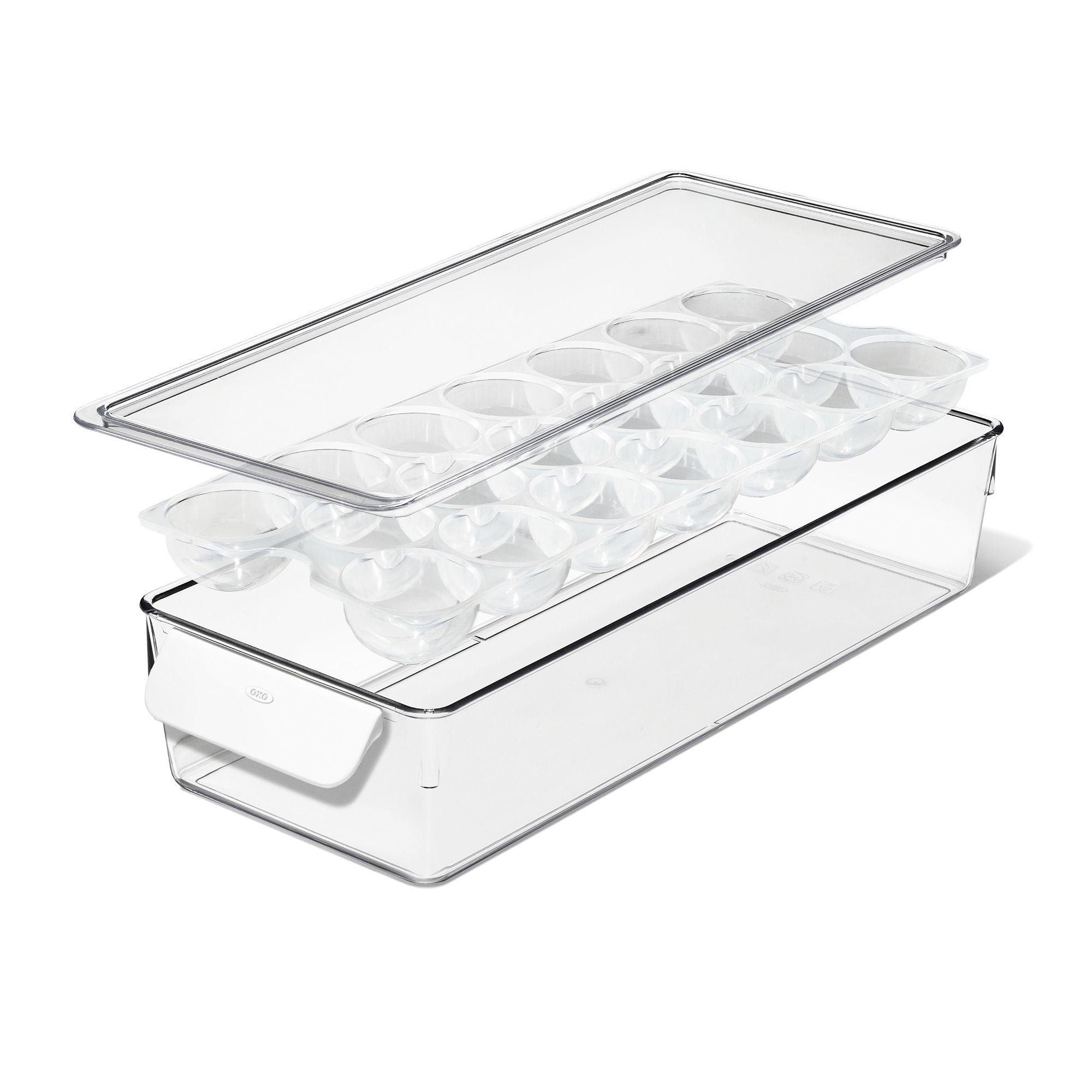 OXO Good Grips Fridge Egg Bin with Removable Tray Clear Image 5