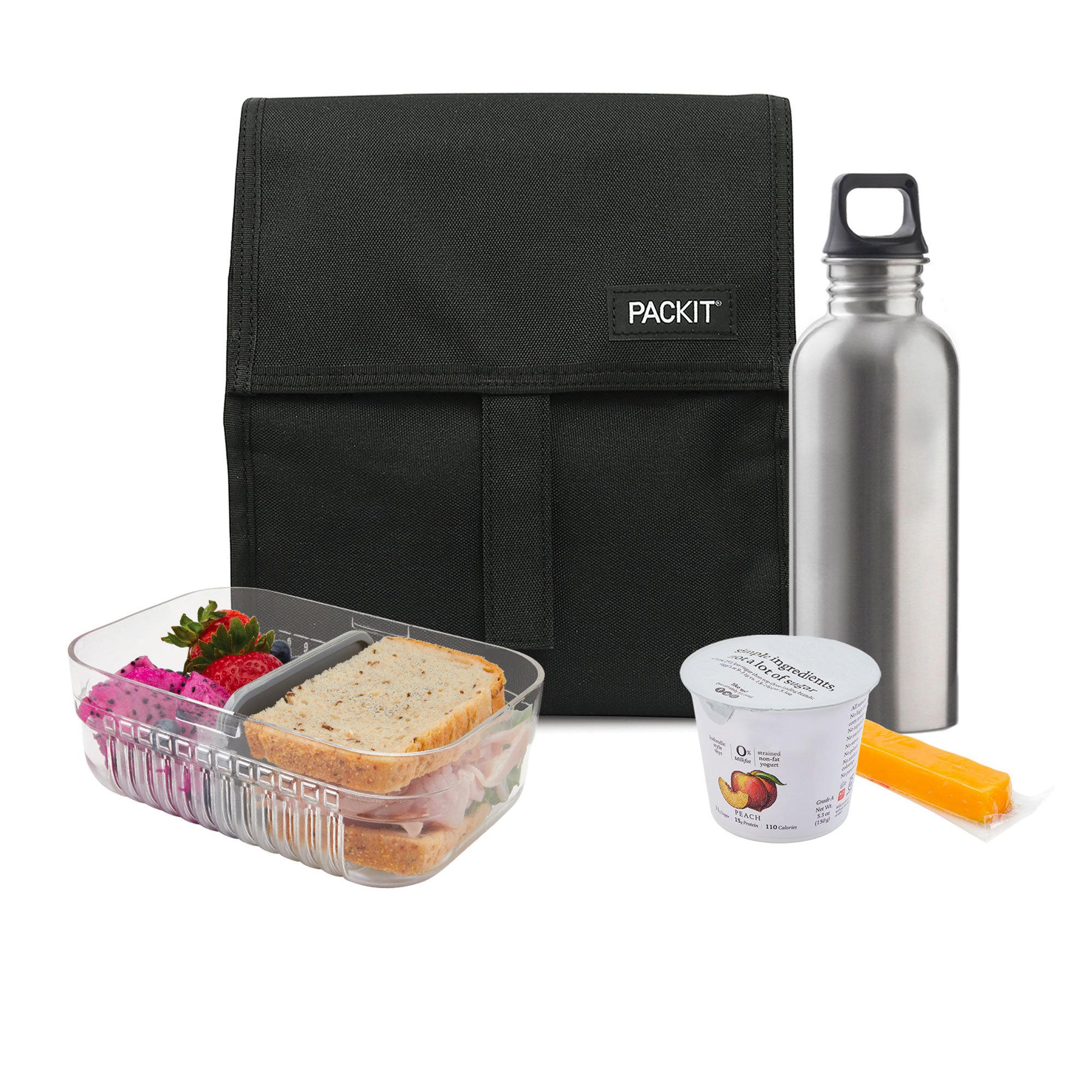 PackIt Freezable Lunch Bag Black Image 5