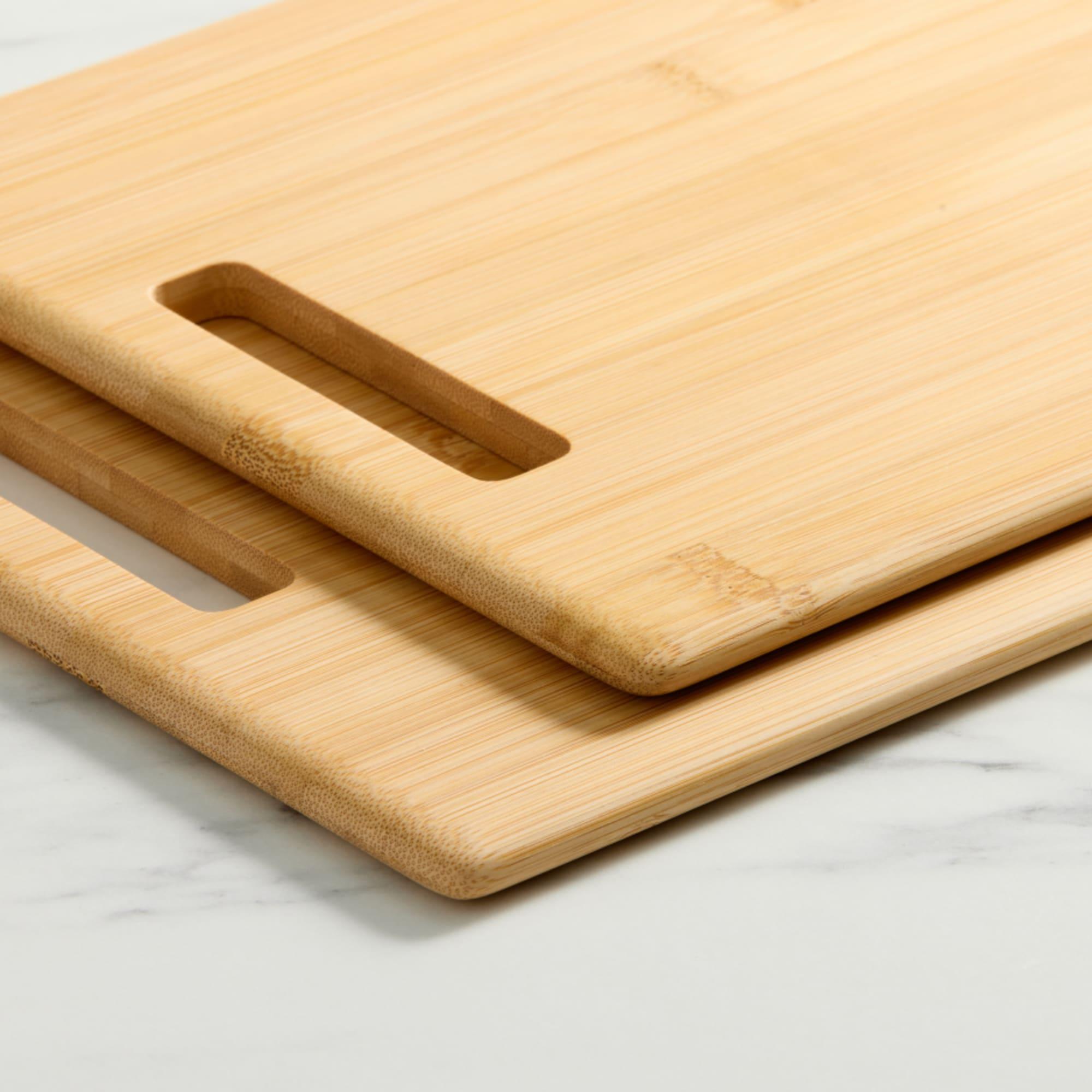 Kitchen Pro Eco Bamboo Cutting Board Set 2pc Image 4