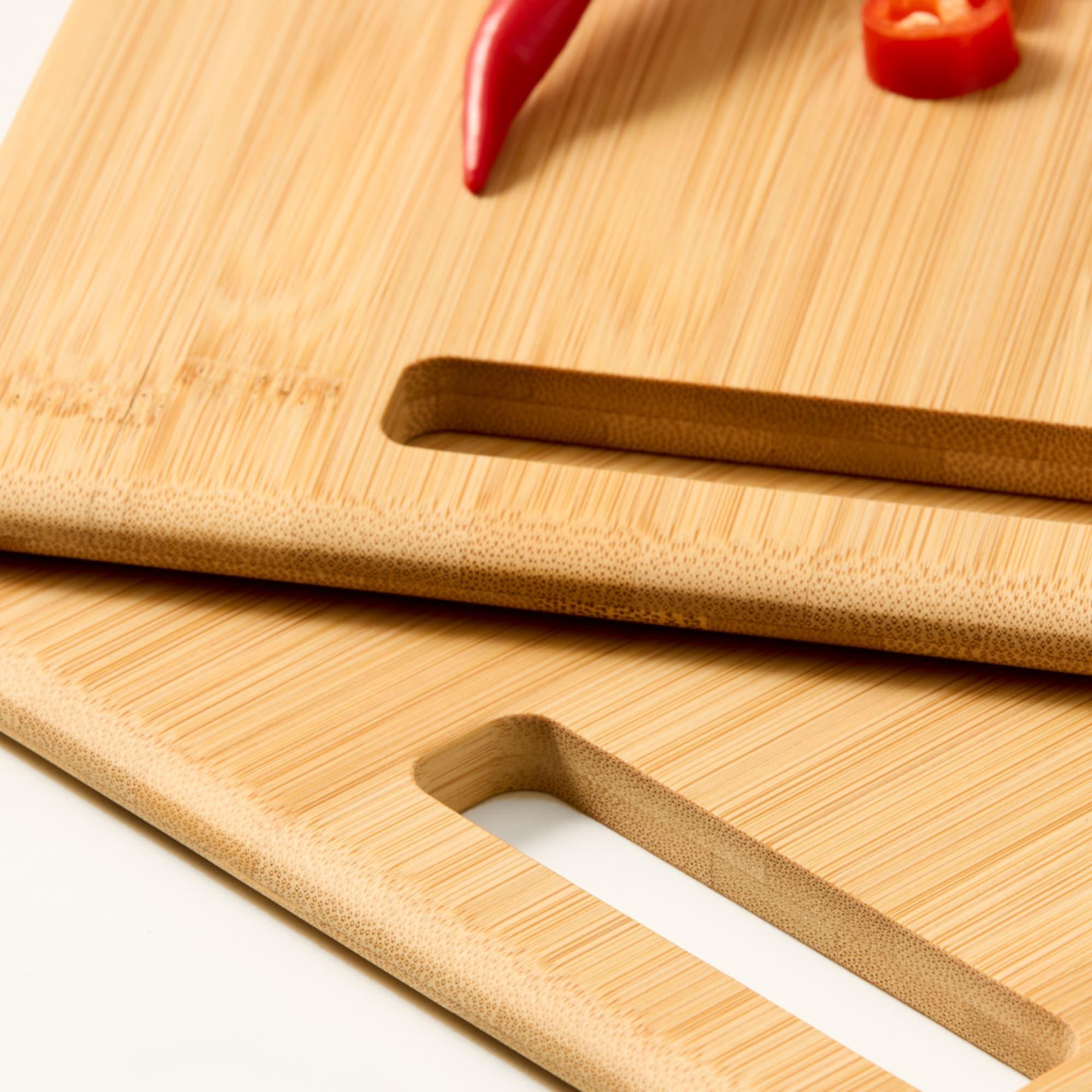 Kitchen Pro Eco Bamboo Cutting Board Set 2pc Image 3