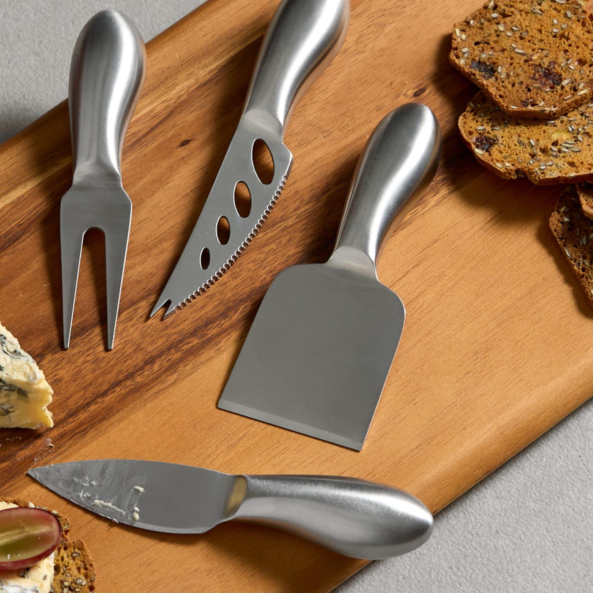Salisbury & Co Degustation Stainless Steel Cheese Knife Set 4pc Image 3