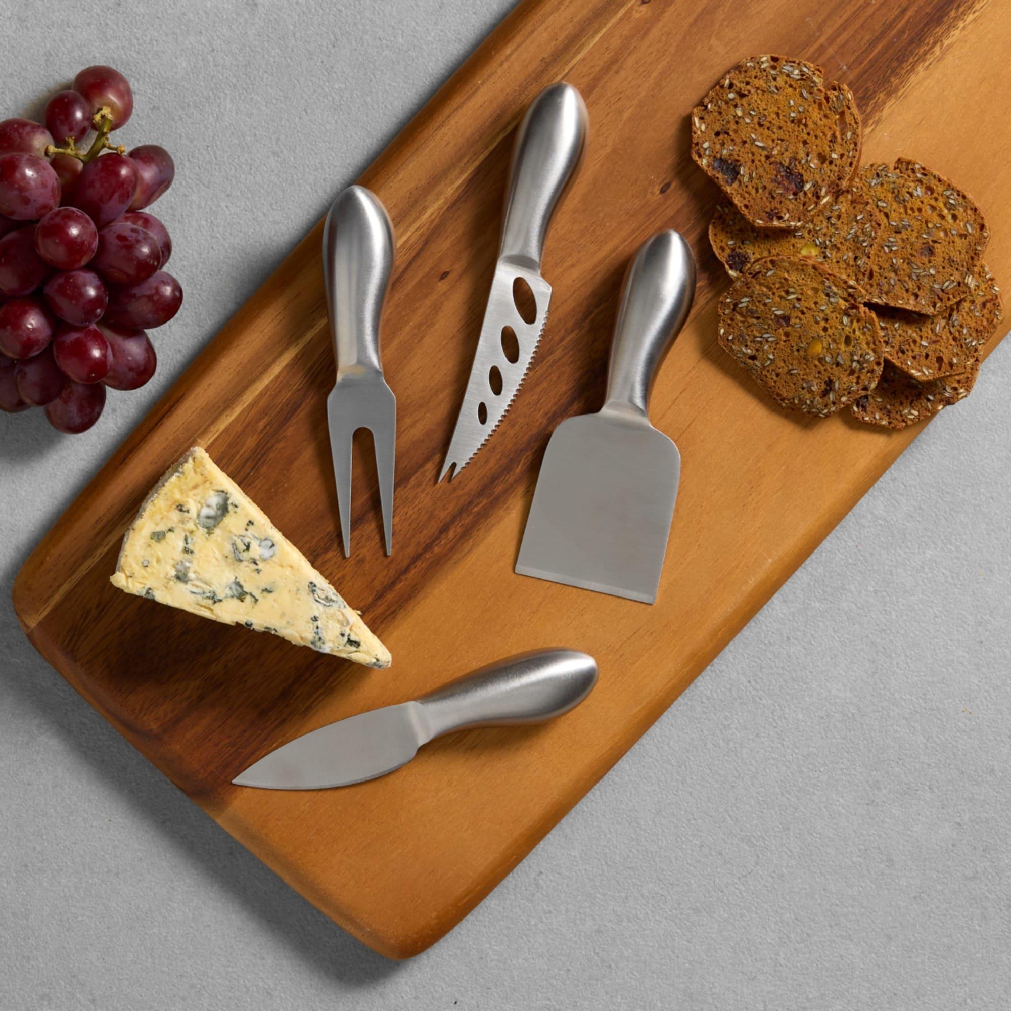 Salisbury & Co Degustation Stainless Steel Cheese Knife Set 4pc Image 2