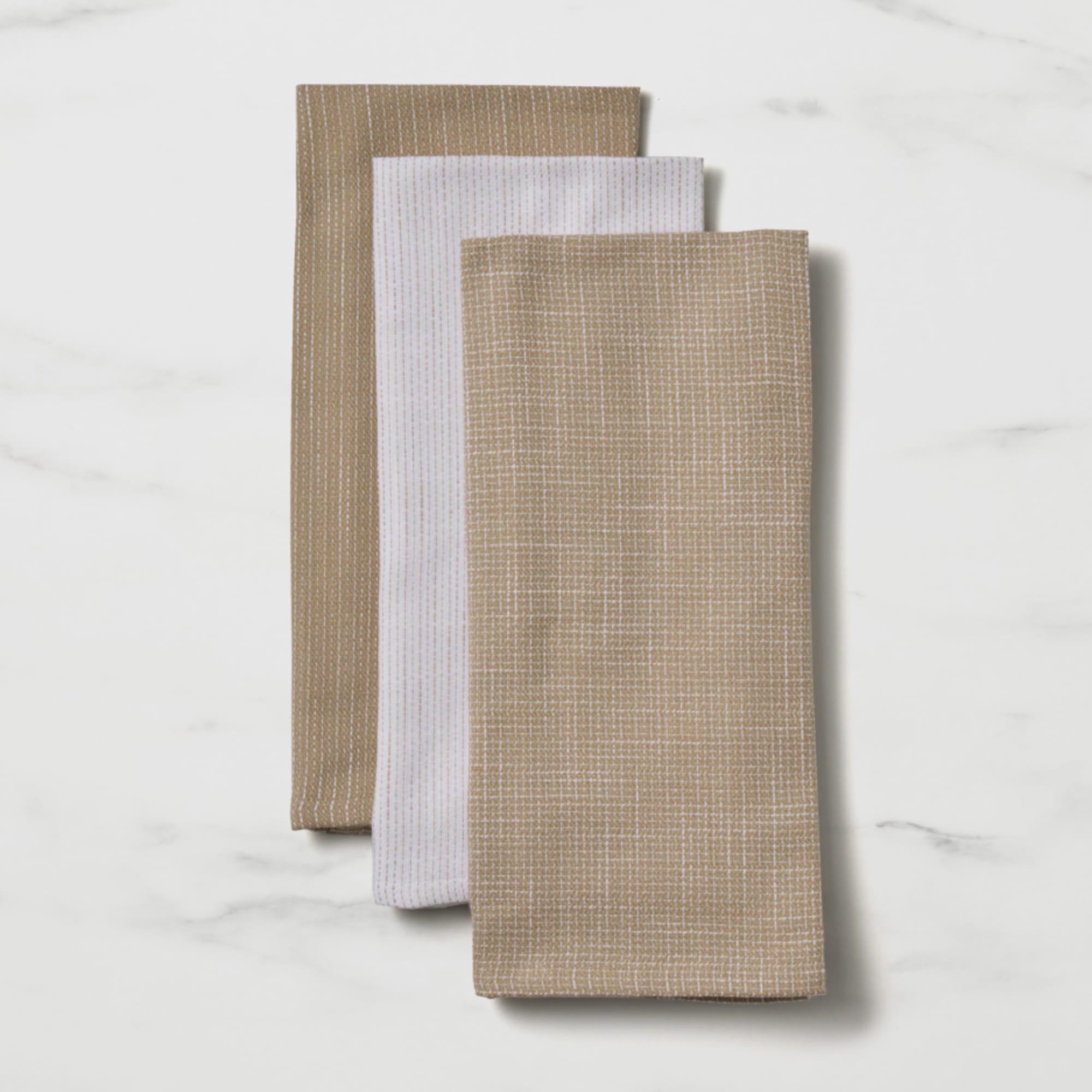 Salisbury & Co Devon Tea Towel Set of 3 White/Grey Image 1