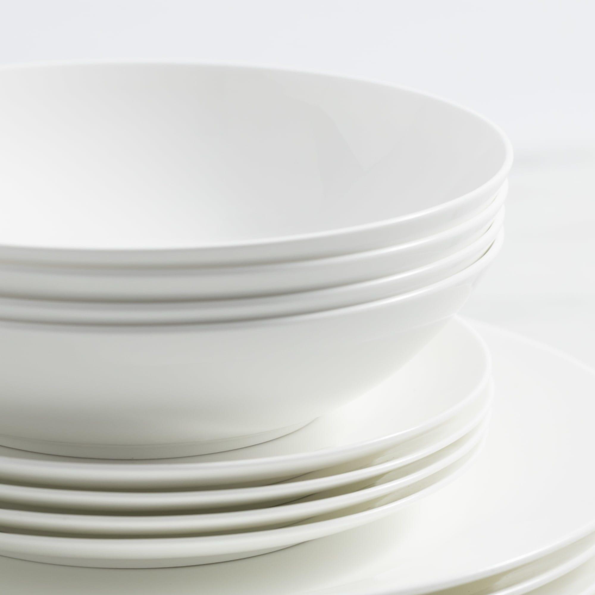 Salisbury & Co Elegance Coupe Dinner Set 12pc White Image 3