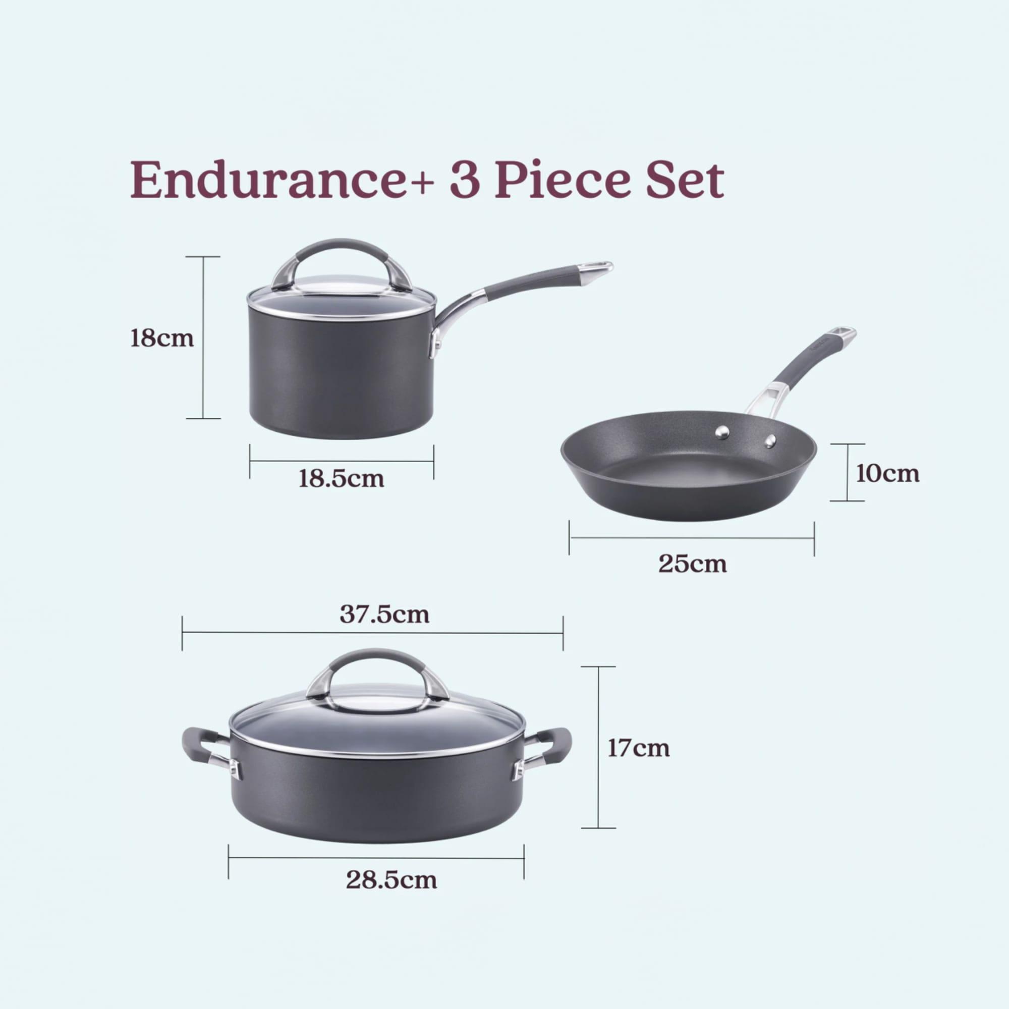 Anolon Endurance+ 3pc Cookware Set Image 8