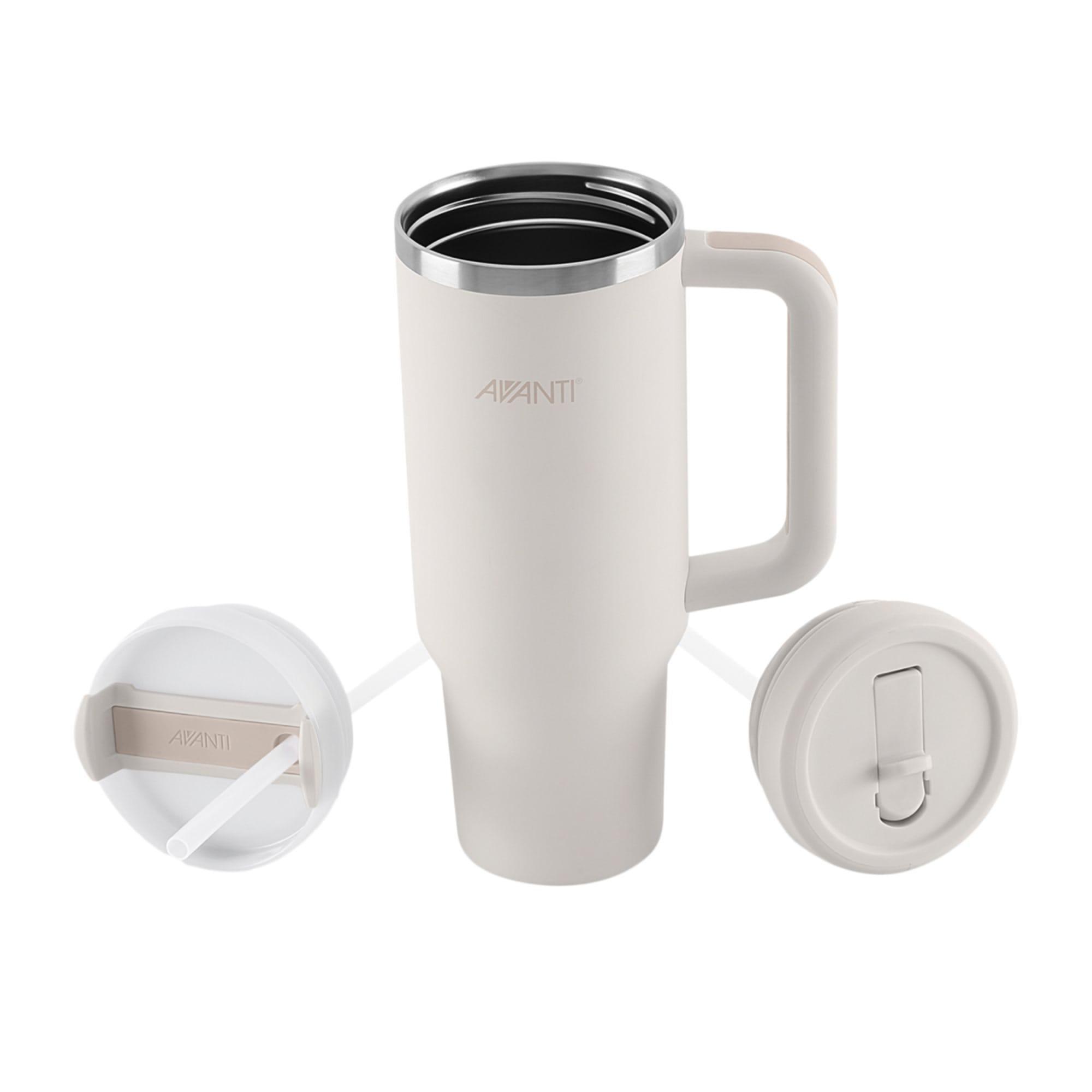 Avanti HydroQuench Insulated Travel Tumbler with Two Lids 1L Sand Dune Image 4
