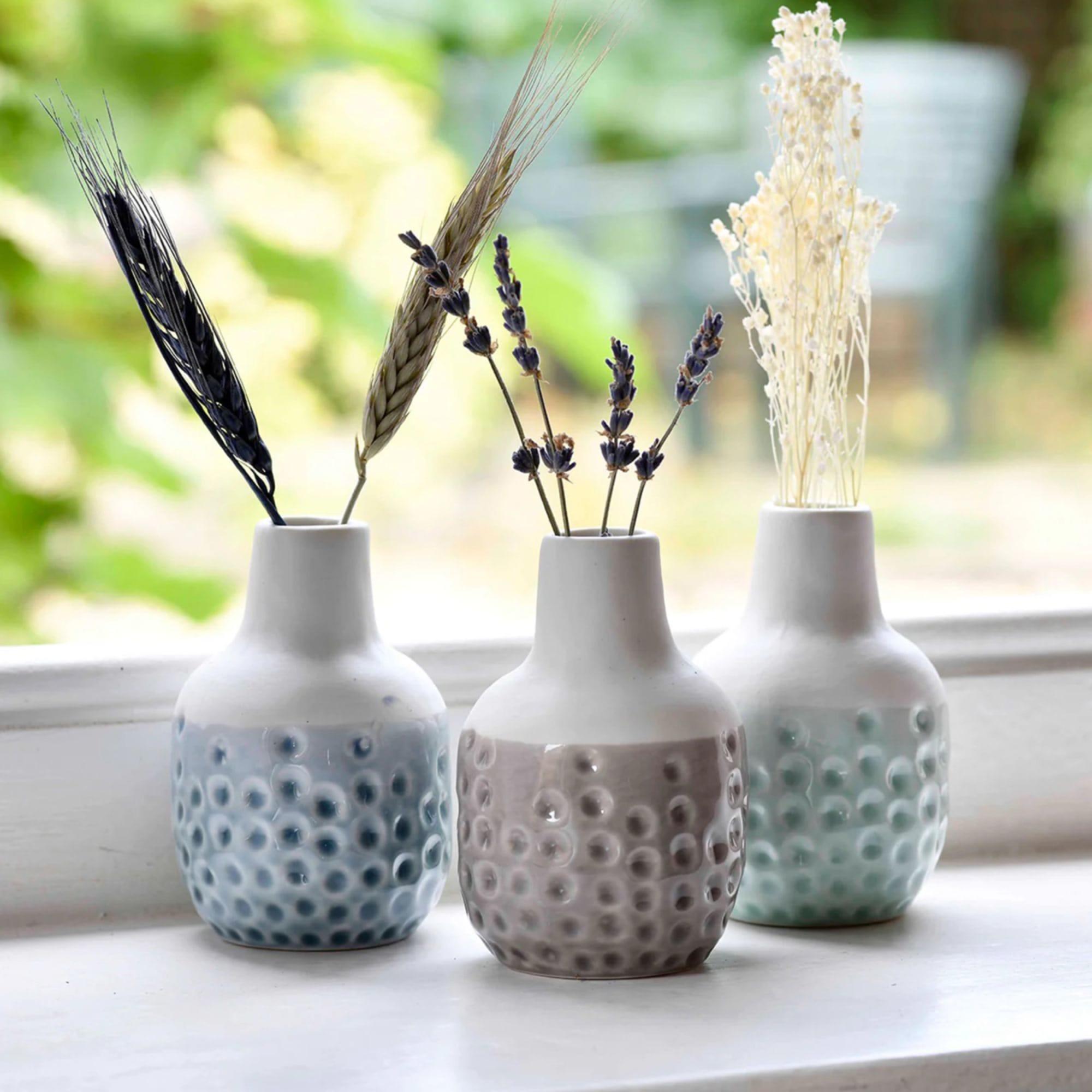 Burgon & Ball Dotty Mini Vase Set of 3 Image 5