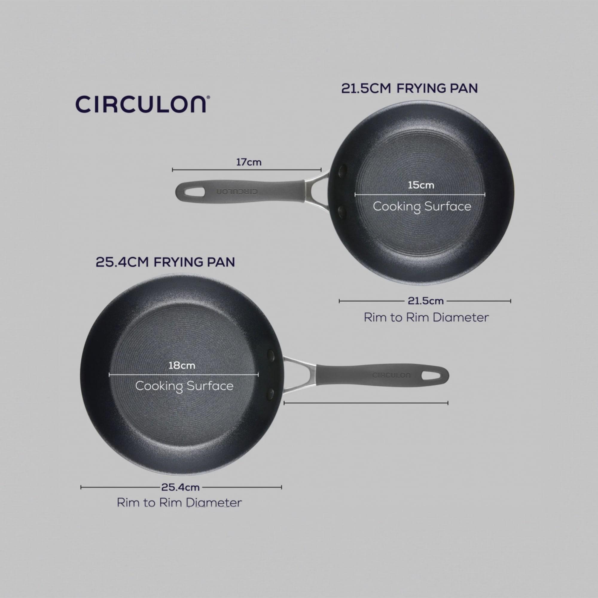 Circulon ScratchDefense Non Stick 2pc Skillet Set 21cm & 25cm Image 7