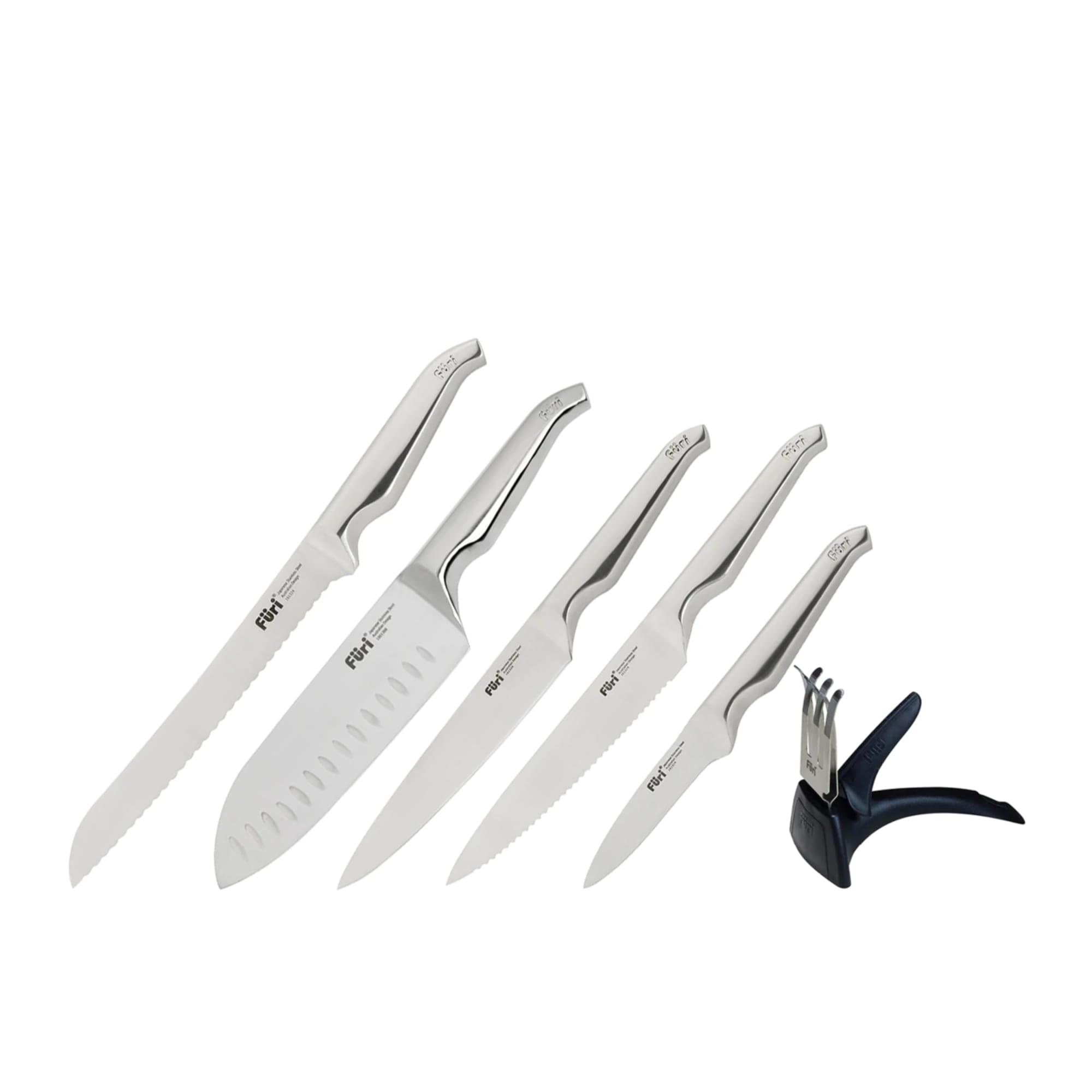 Furi Pro 7pc Stainless Steel Knife Block Set Image 6