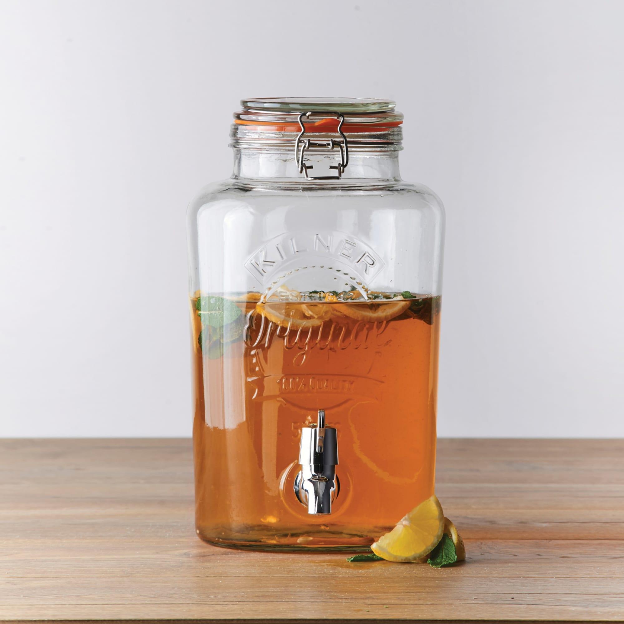 Kilner Round Drink Dispenser Jar with Dispensing Tap 5L Image 2