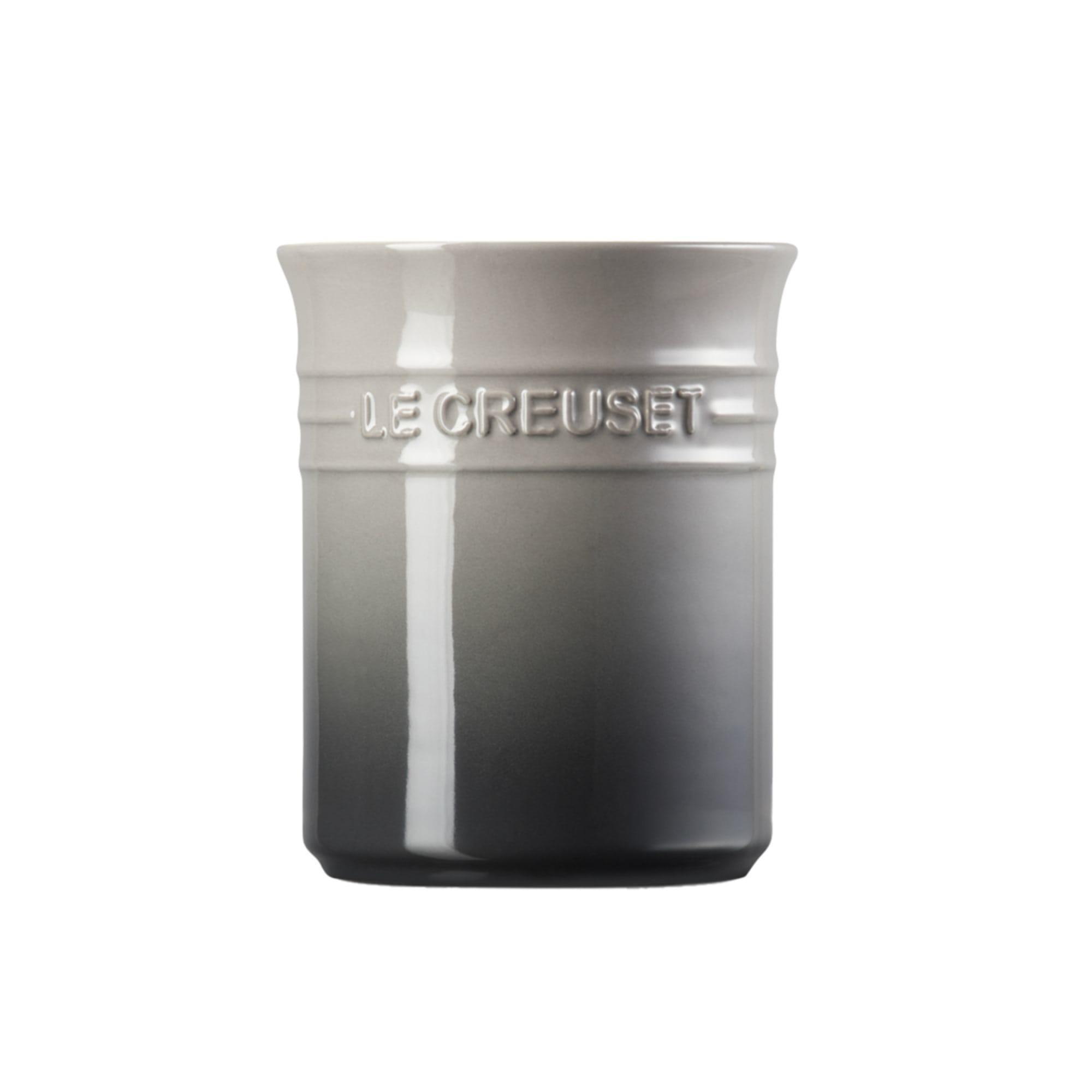 Le Creuset Stoneware Small Utensil Jar Flint Image 3