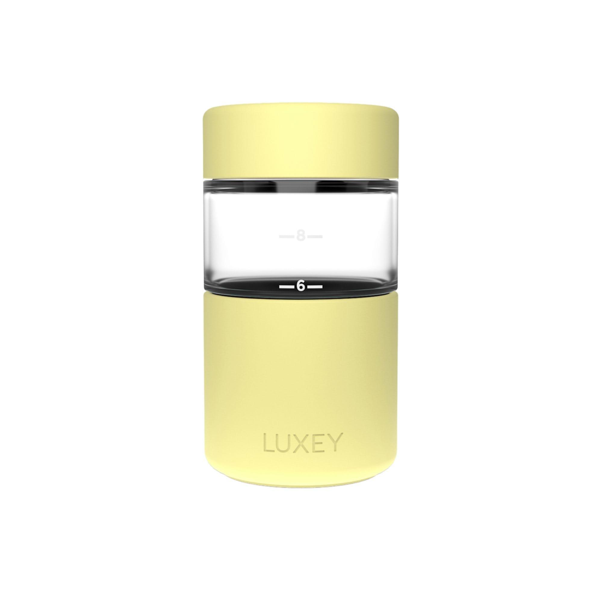 Luxey Cup OriginalLUX Glass Coffee Cup 355ml (12oz) Sunshine Yellow Image 1