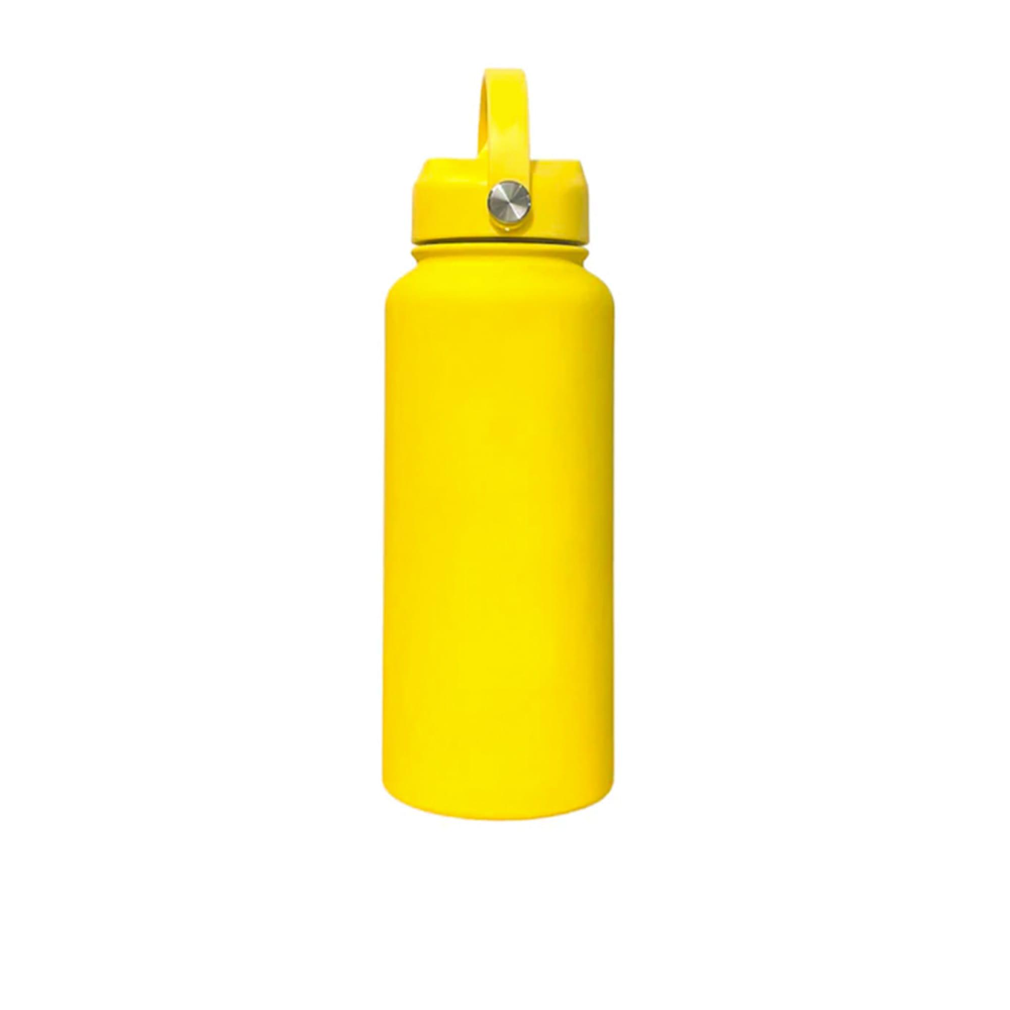 Luxey Cup Water Bottle 1L Buttercup Yellow Image 1