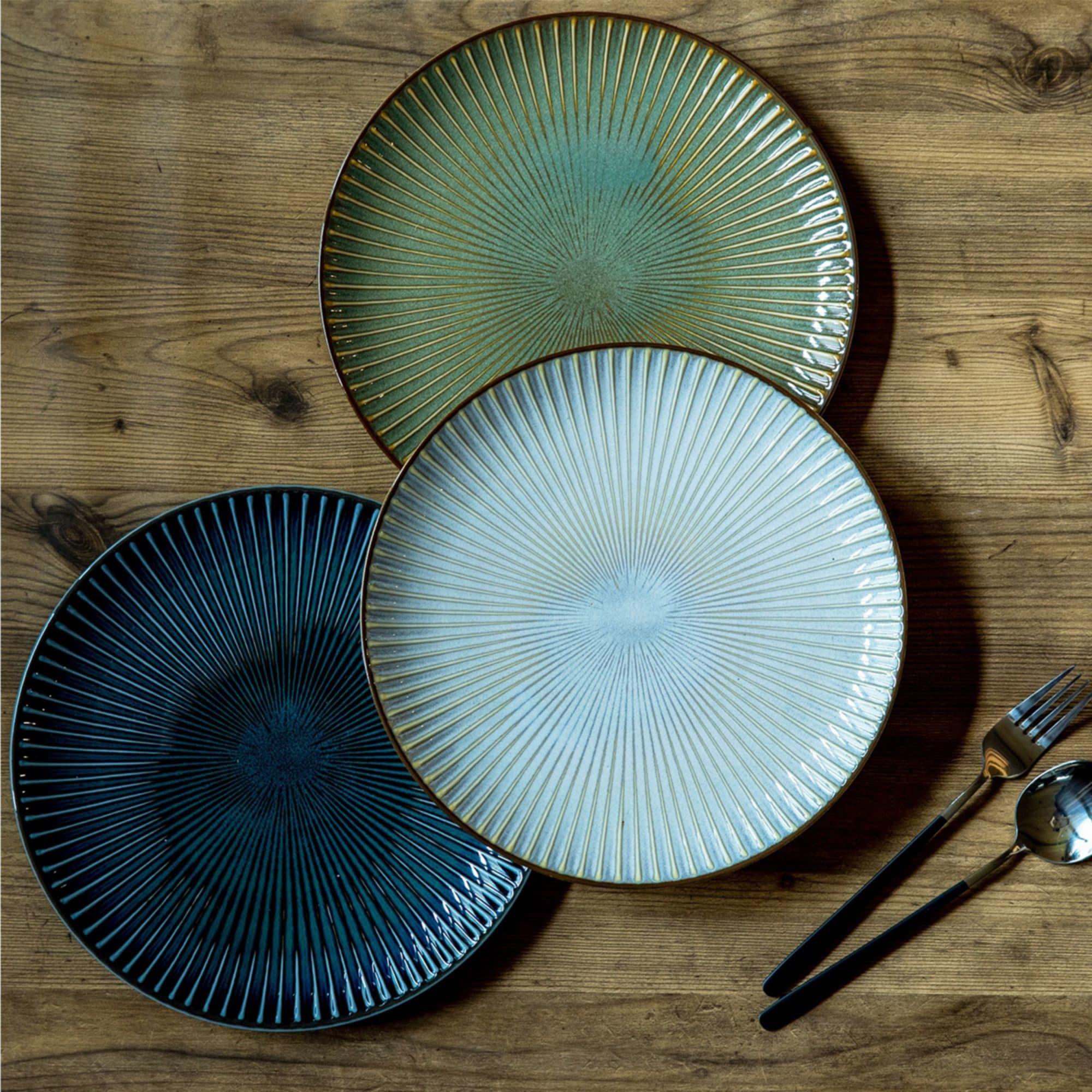 Minoru Touki Sendan Lunch Plate Set of 4 Midnight Blue Image 4