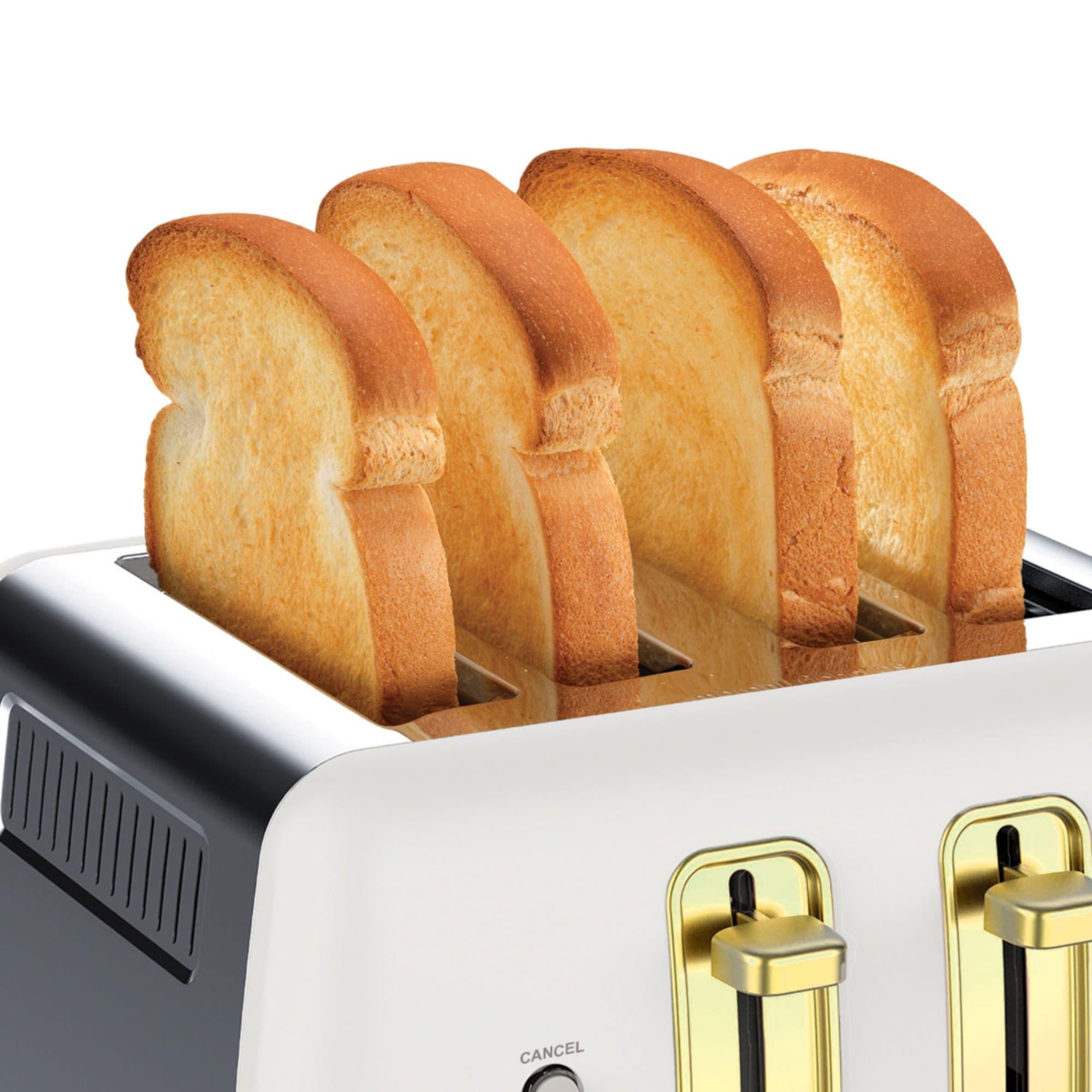 Morphy Richards Ascend Soft Gold 4 Slice Toaster White Image 3