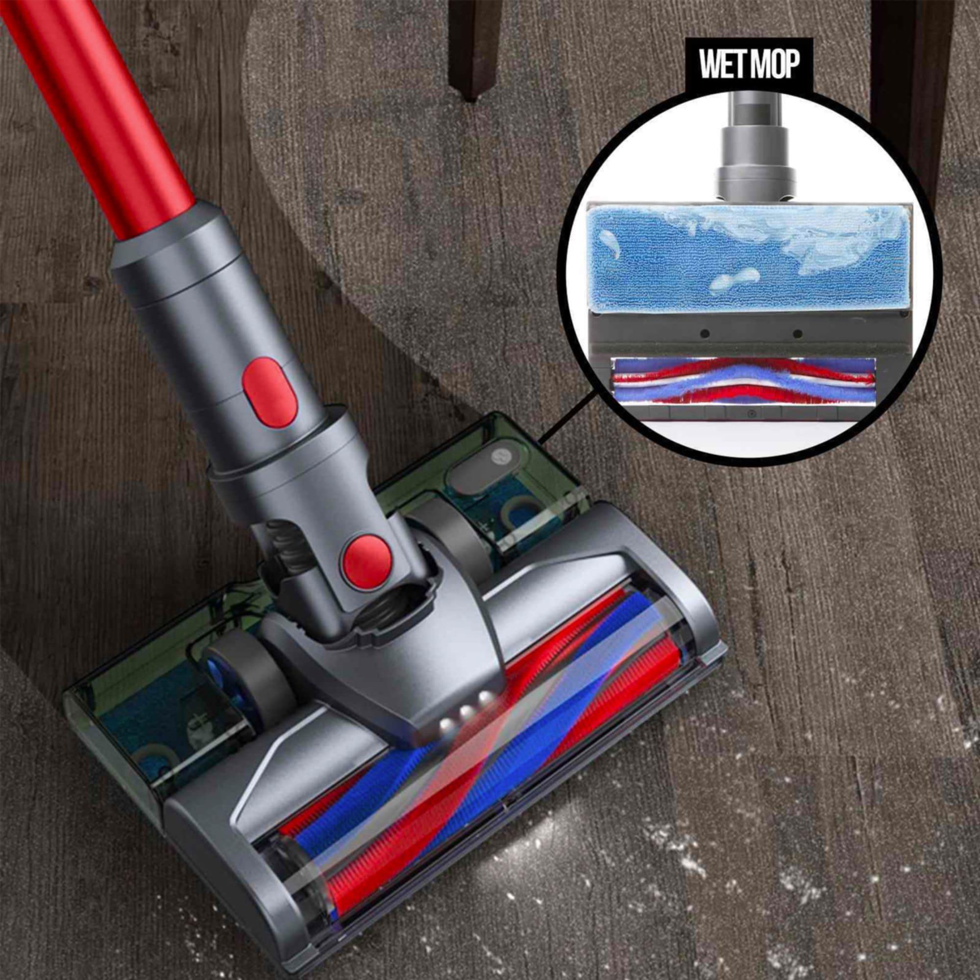 MyGenie H20 Pro Wet Mop 2 in 1 Cordless Stick Vacuum Cleaner Red Image 4