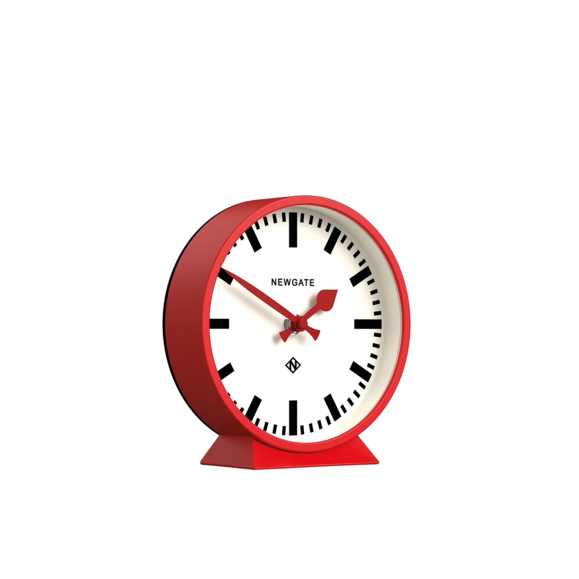 Newgate Railway Mantel Clock Fire Engine Red Image 3