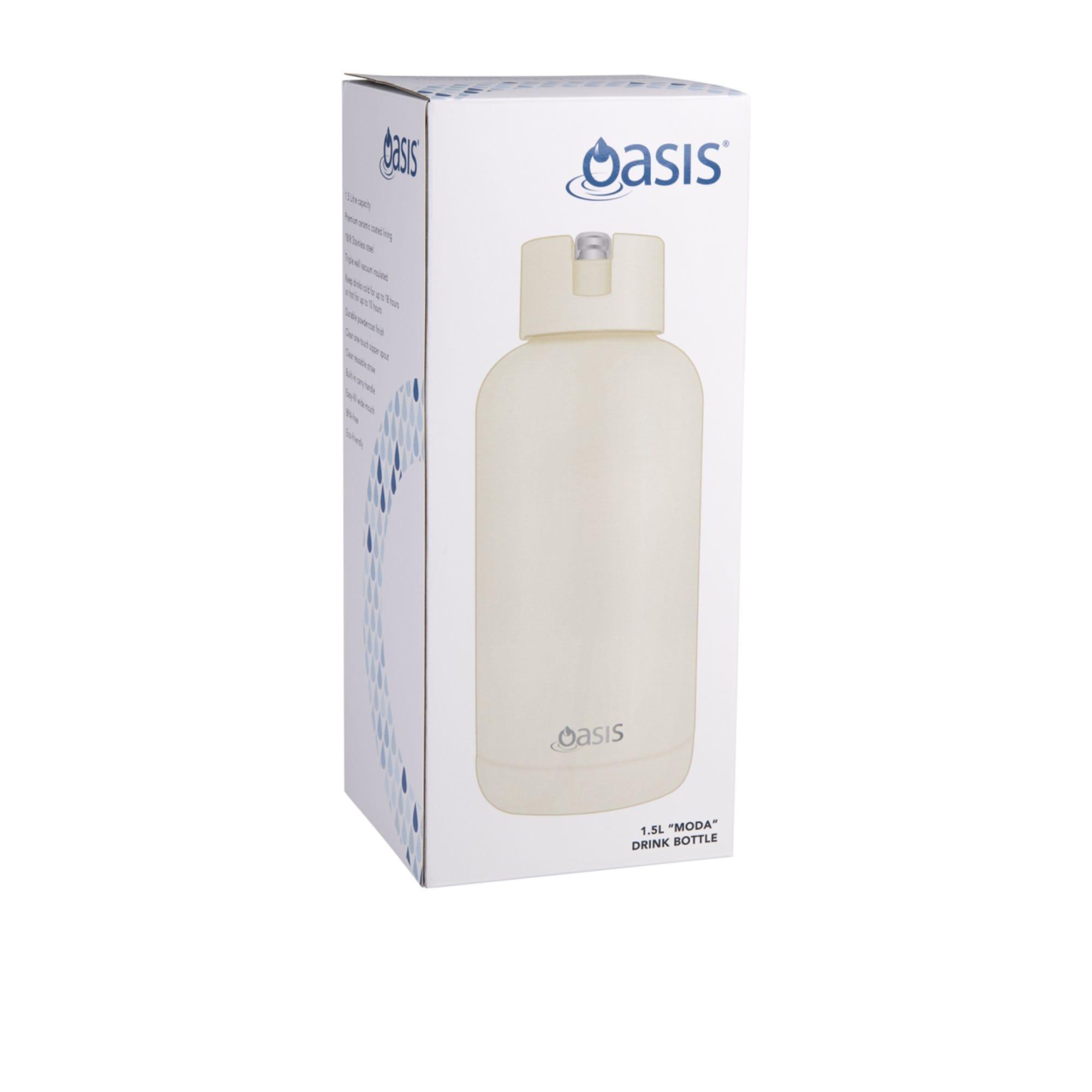 Oasis Moda Triple Wall Insulated Drink Bottle 1.5L Alabaster Image 10