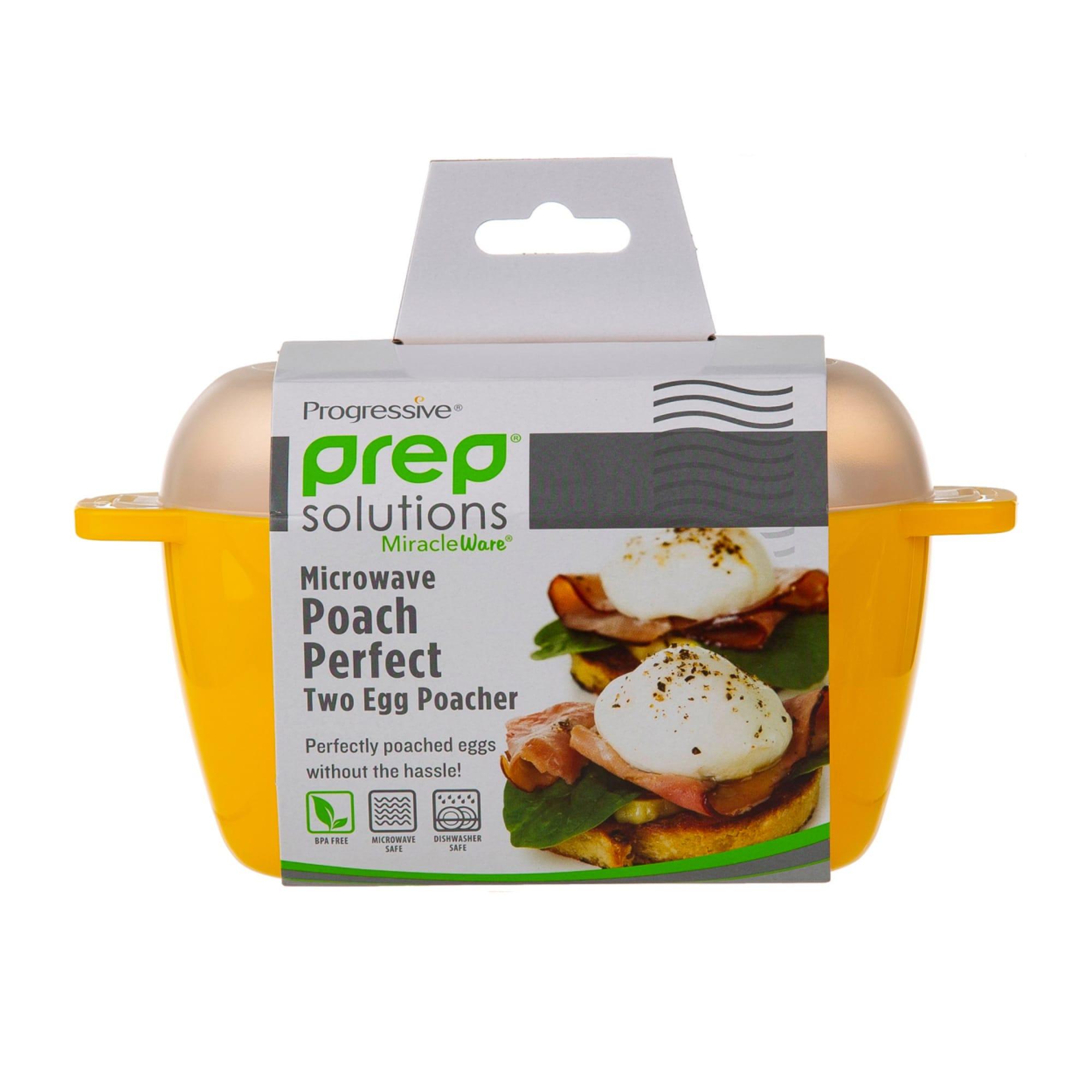 Progressive Prep Solutions Microwave Poach Perfect Two Egg Poacher Image 3