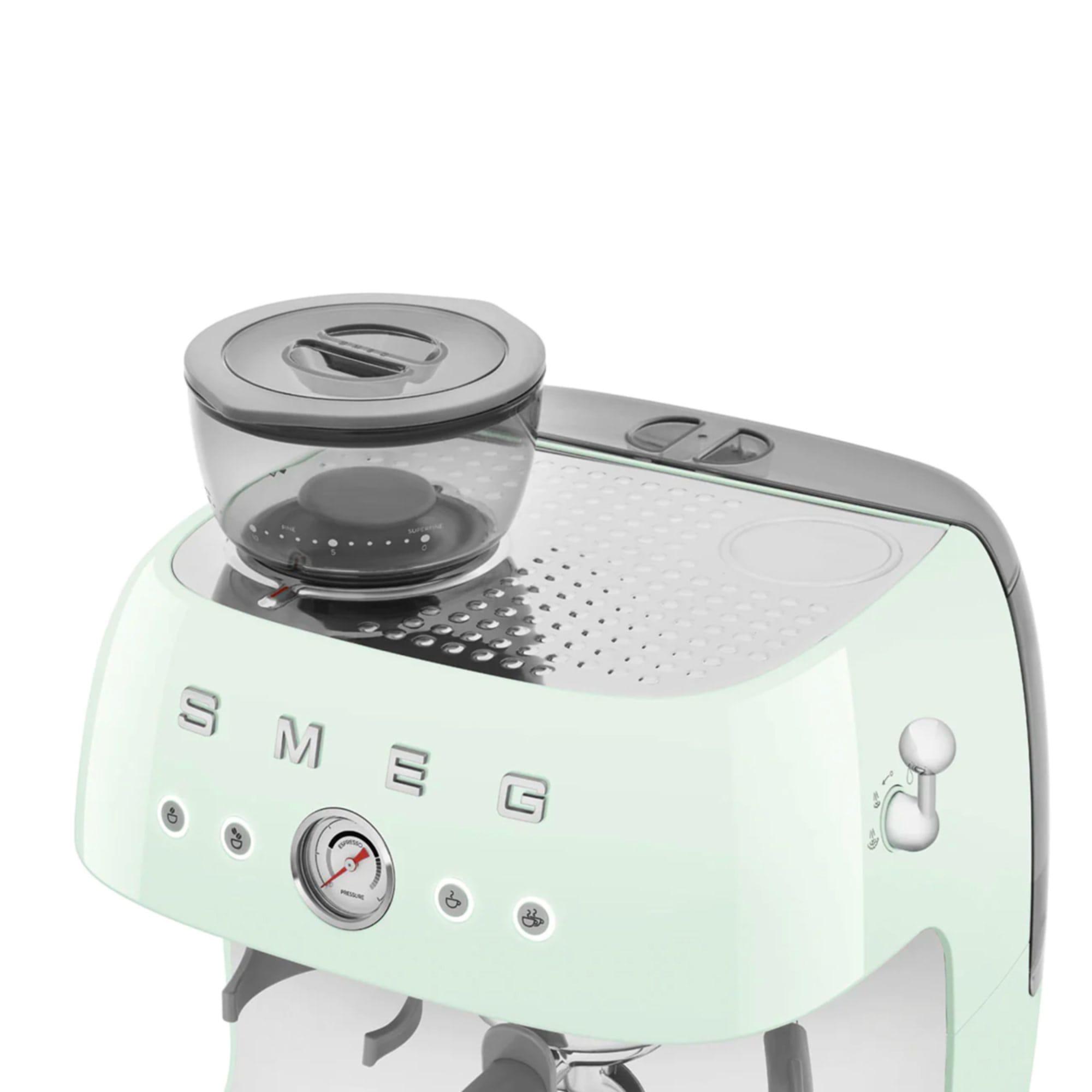 Smeg 50's Retro Style Espresso Machine with Built In Grinder Pastel Green Image 7