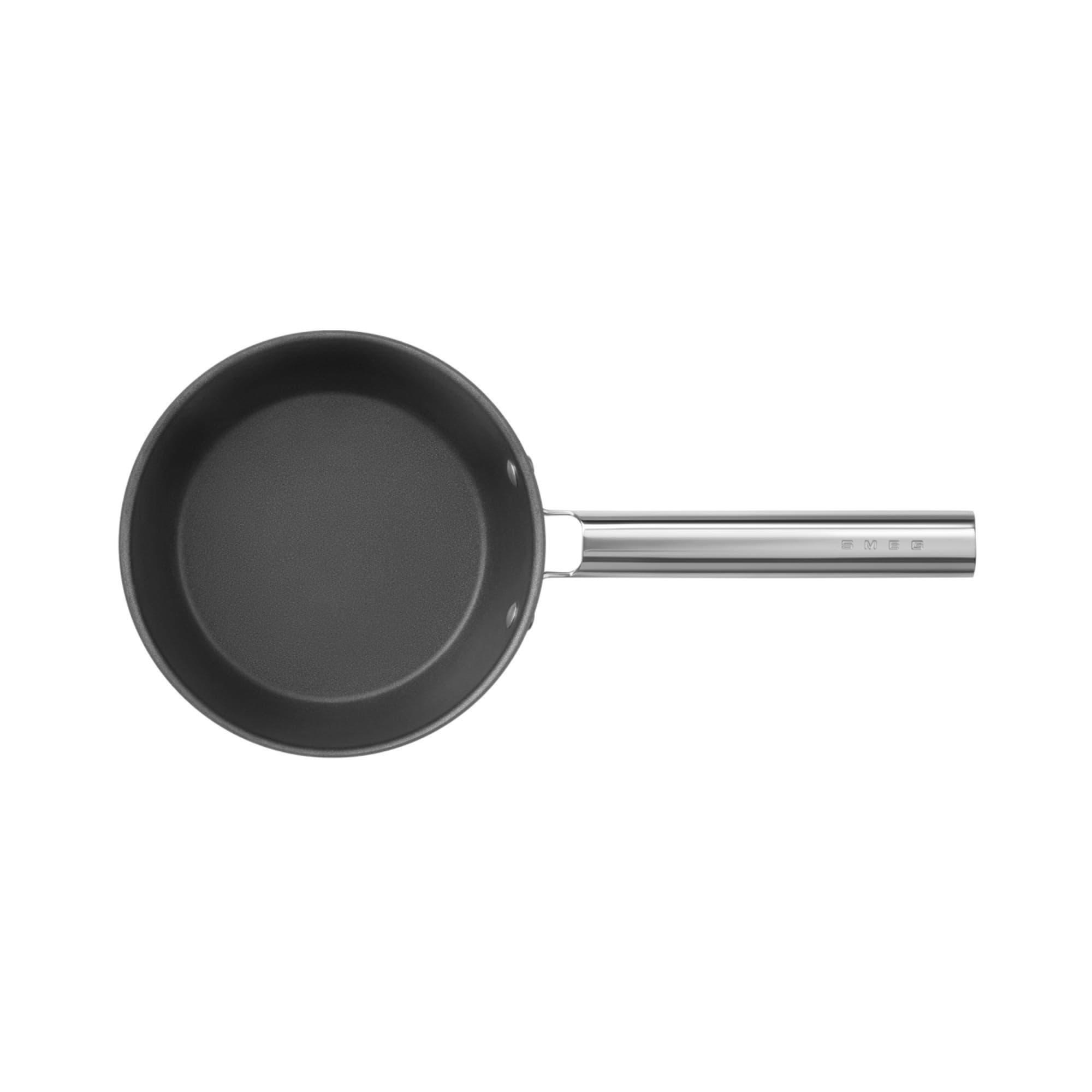 Smeg Non Stick Saucepan with Lid 20cm - 2.7L Black Image 8