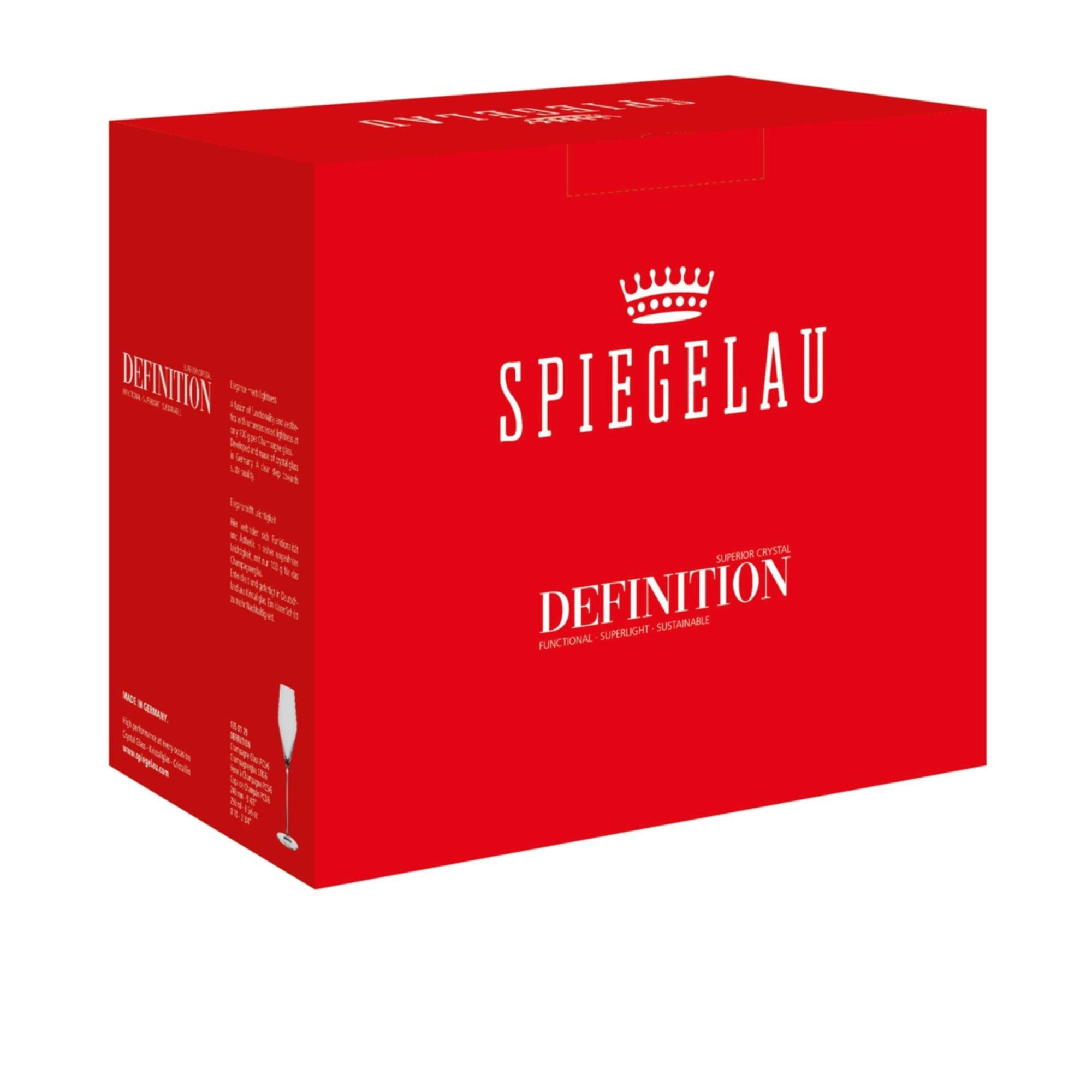 Spiegelau Definition Champagne Glass 250ml Set of 6 Image 5