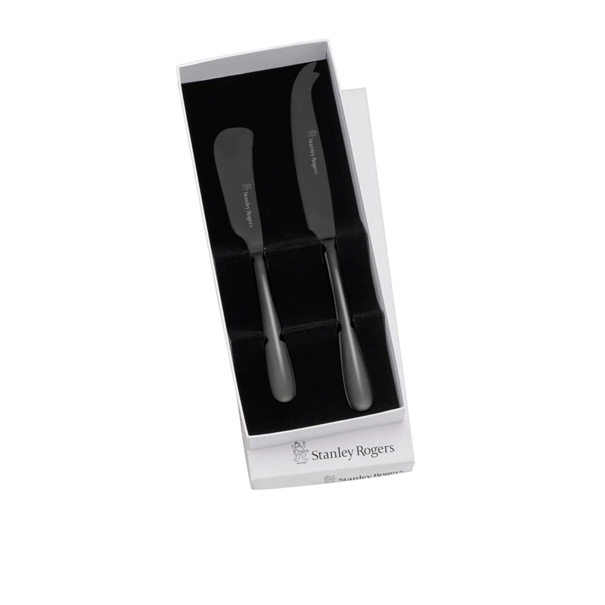 Stanley Rogers Albany Cheese Knife Set 2pc Onyx Image 5