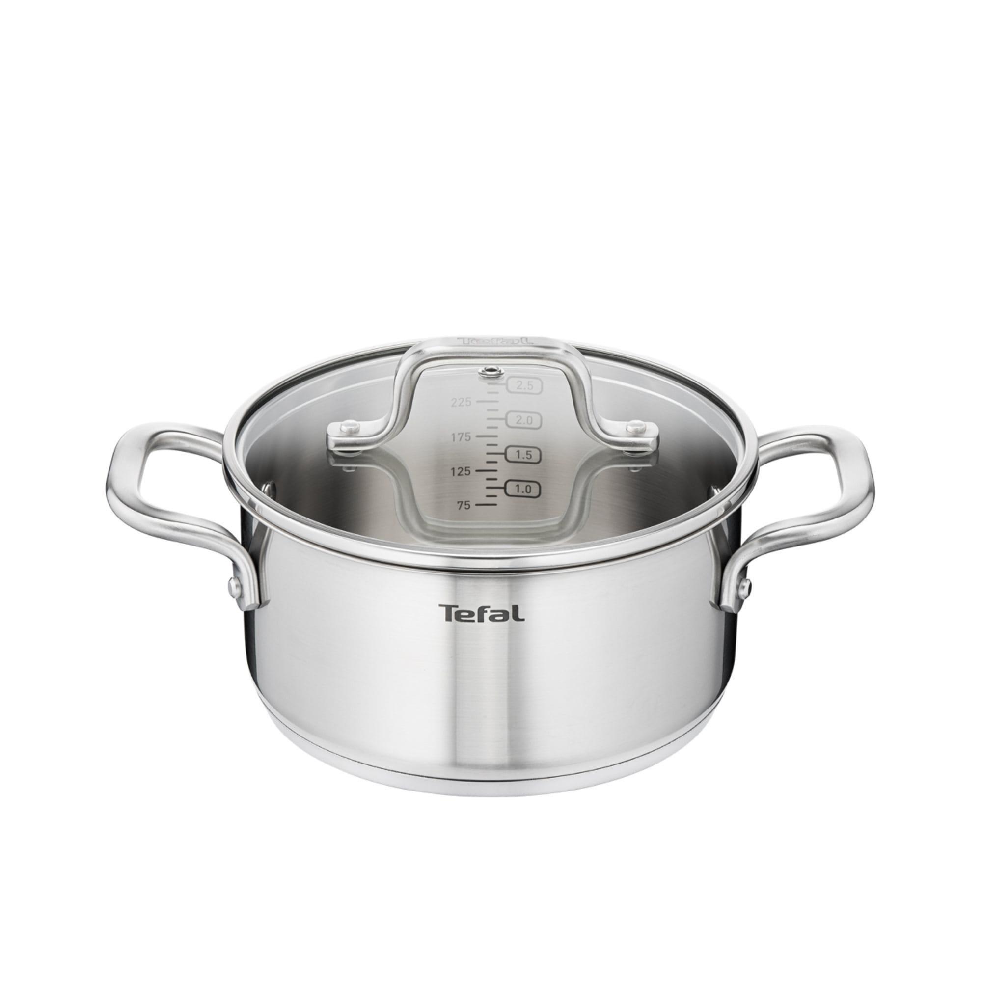 Tefal Virtuoso 3pc Stainless Steel Cookware Set Image 5