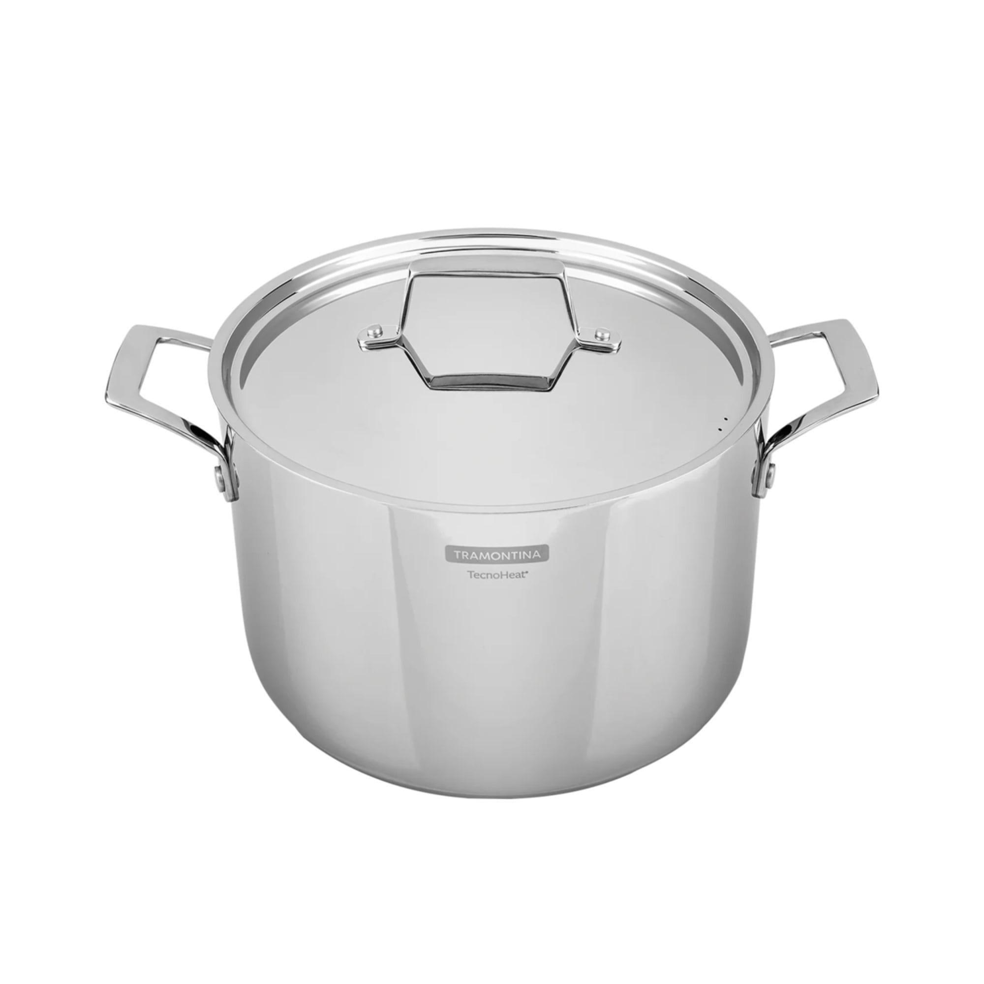 Tramontina Grano Collection Stainless Steel Stock Pot 24cm - 7.7L Image 3