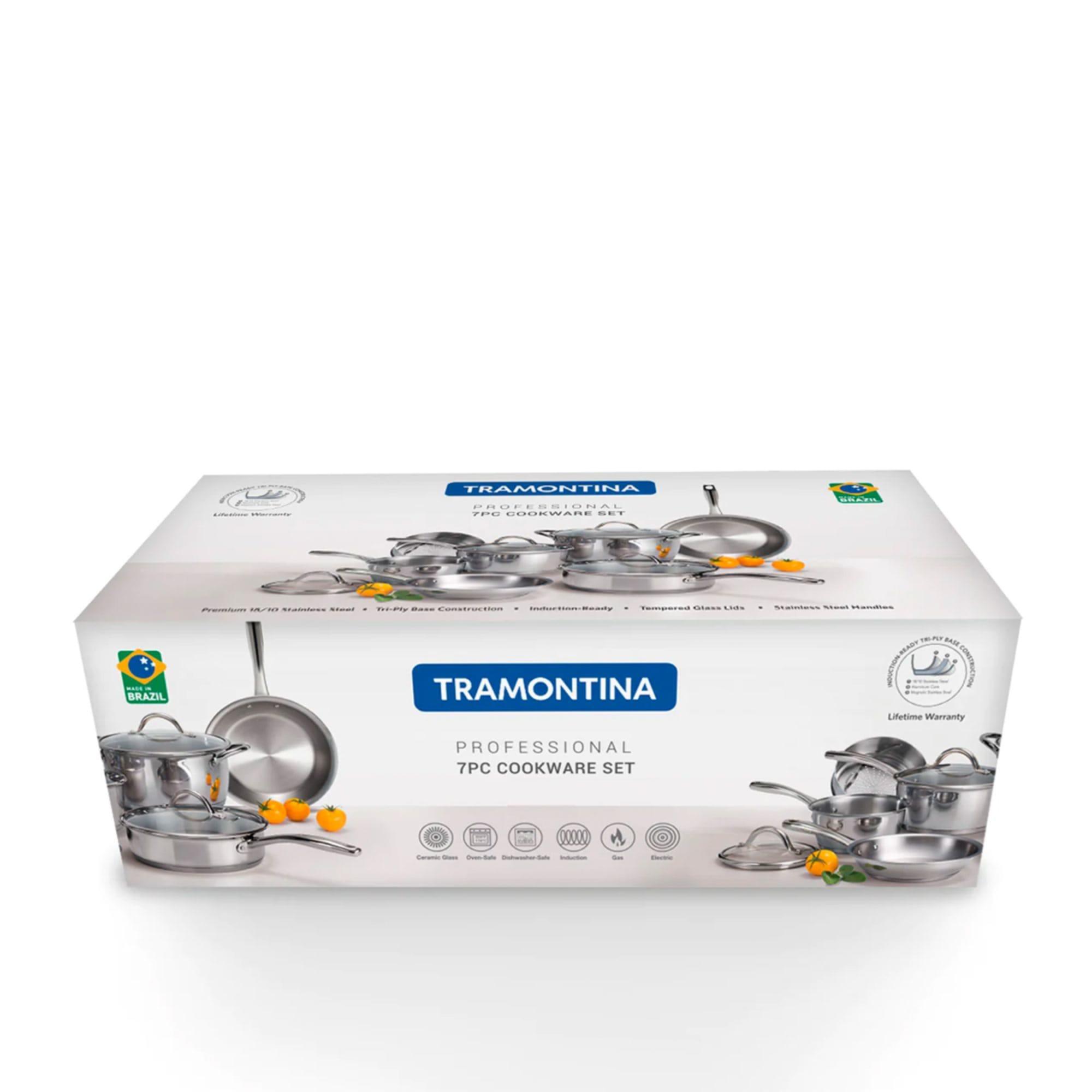 Tramontina 7pc Stainless Steel Cookware Set Image 3