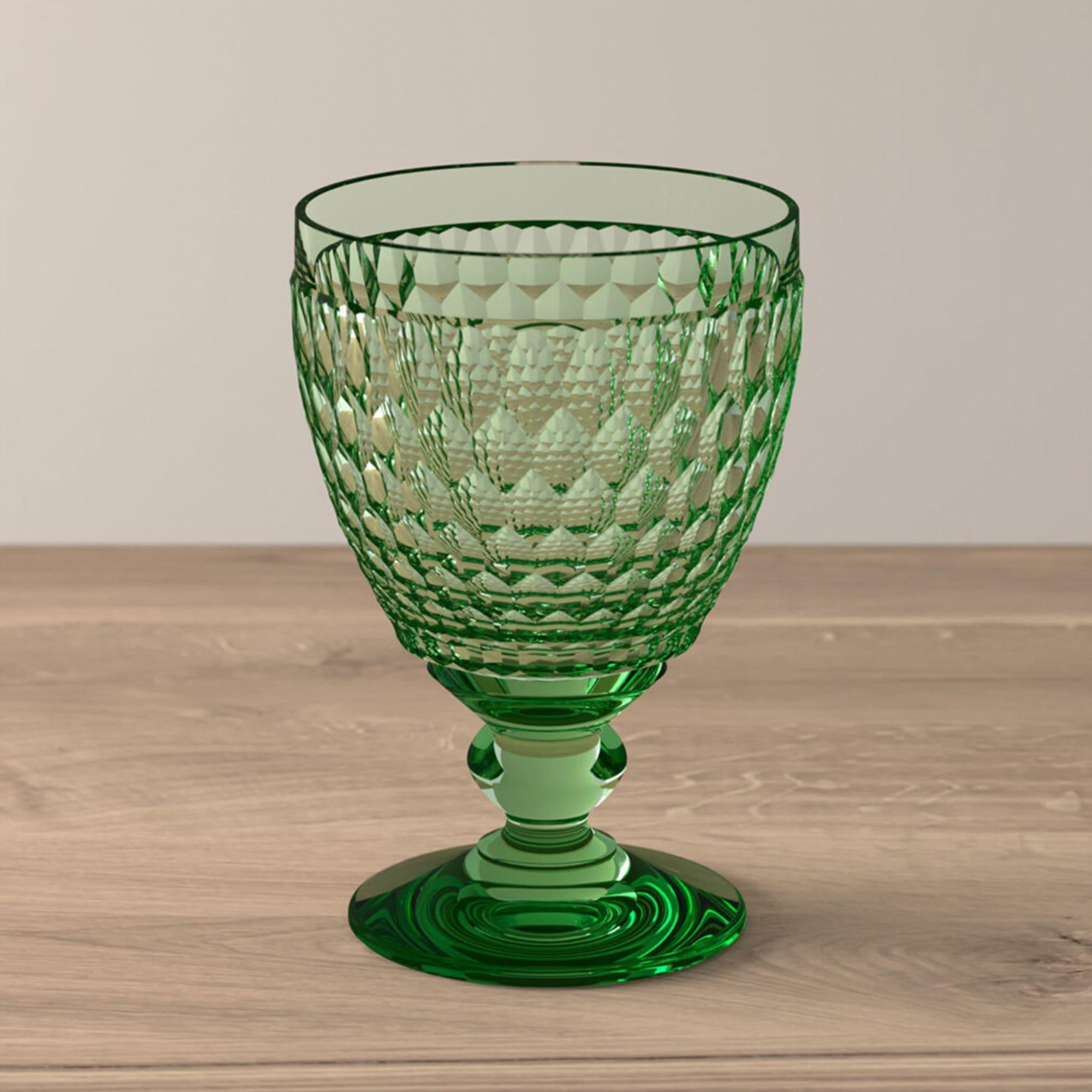 Villeroy & Boch Boston Coloured Water Goblet 350ml Set of 4 Green Image 4