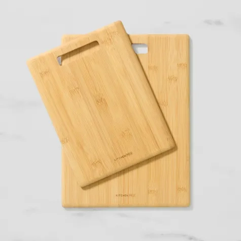Kitchen Pro Eco Bamboo Cutting Board Set 2pc Image 1