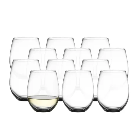 Salisbury & Co Celebrate Stemless Wine Glass 550ml Set of 12 Image 1