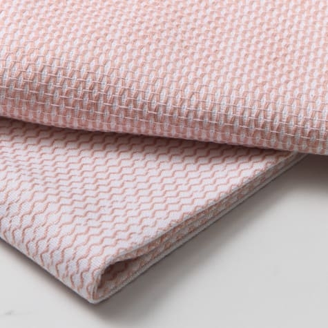 Salisbury & Co Diamond Tea Towel Set of 2 Dusty Pink Image 2