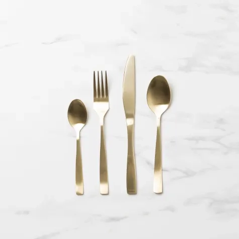 Salisbury & Co Virtuo Cutlery Set 16pc Gold Image 1