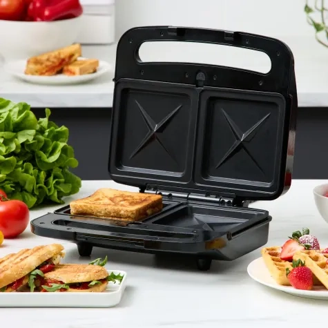 Wolstead Pro Vario Multi Plate Sandwich Maker Black Image 1
