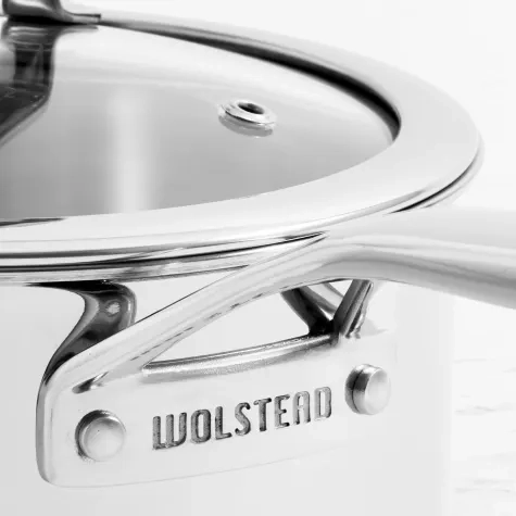 Wolstead Superior Steel Saucepan with Lid 18cm Image 2