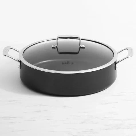 Wolstead Superior+ Chef's Pan with Lid and Two Helper Handles 32cm - 6.5L Image 1