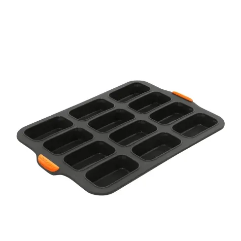 Bakemaster Silicone 12 Cup Mini Loaf Pan 35x24cm Image 1