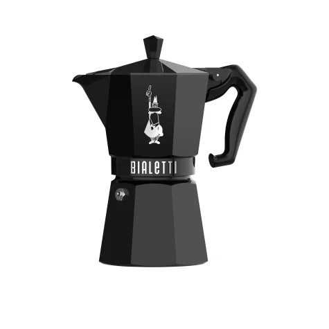 Bialetti Moka Exclusive Stovetop Expresso Maker 6 Cup Black Image 1