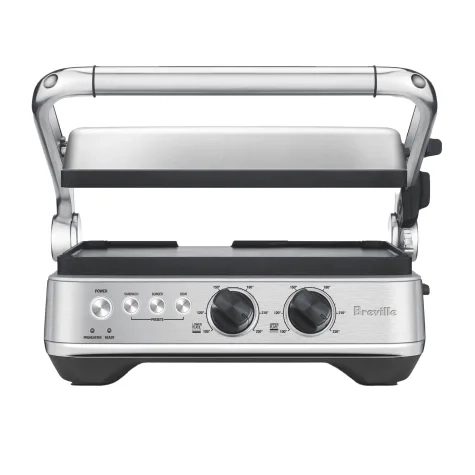 Breville The Sear & Press Grill Brushed Stainless Steel Image 1