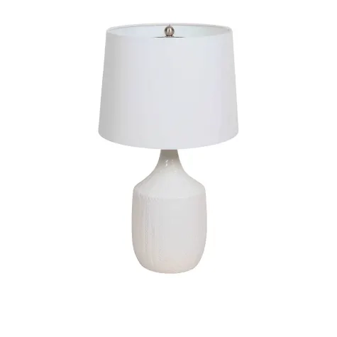 Coast Ceramic Urn Table Lamp White Image 1