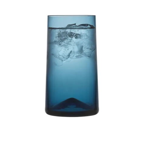 Ecology Sierra Highball Glass 375ml Set of 4 Ink Blue Image 2