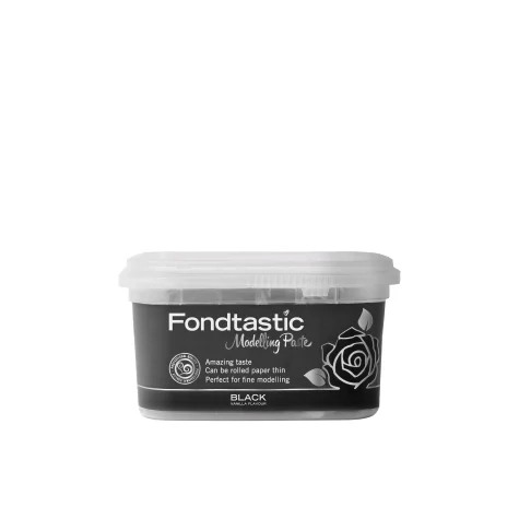 Fondtastic Modelling Paste Black 250g Image 1