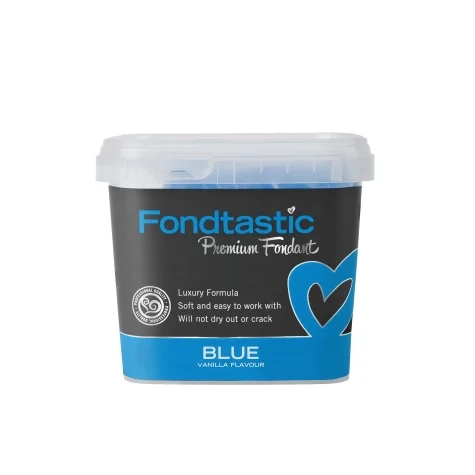 Fondtastic Premium Fondant Blue 1kg Image 1