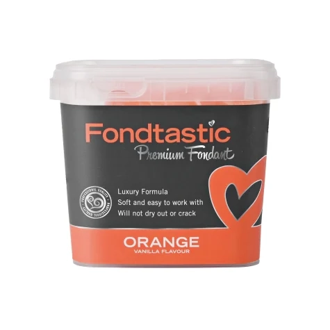 Fondtastic Premium Fondant Orange 1kg Image 1