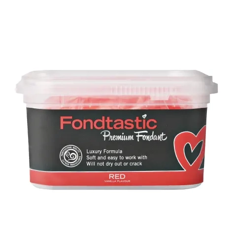 Fondtastic Premium Fondant Red 250g Image 1