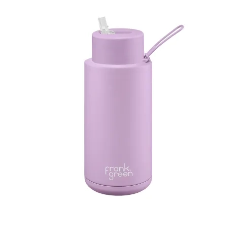 Frank Green Ultimate Ceramic Reusable Bottle with Straw 1L (34oz) Lilac Haze Image 1