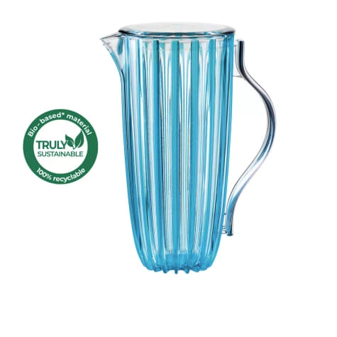 Guzzini Dolcevita Pitcher with Lid 1.8L Turquoise Image 1