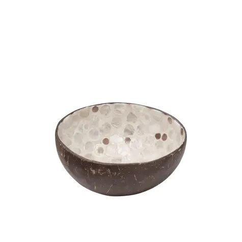 J.Elliot Home Nacre Spotted Coconut Bowl 14cm Image 1
